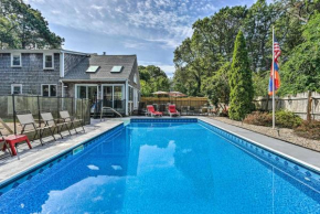 Charming Mashpee Home with Pool, Patio, and Game Room!